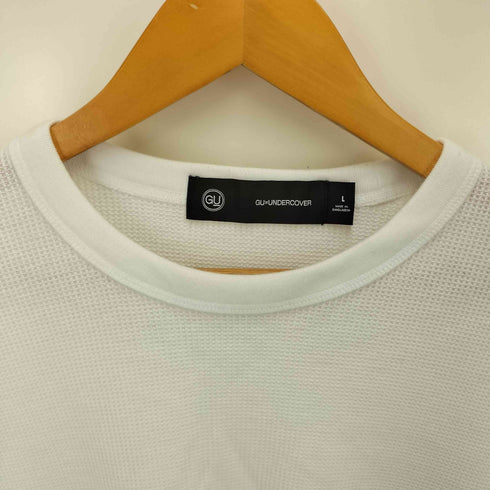ジーユー GU ドライワッフルTシャツ メンズ L