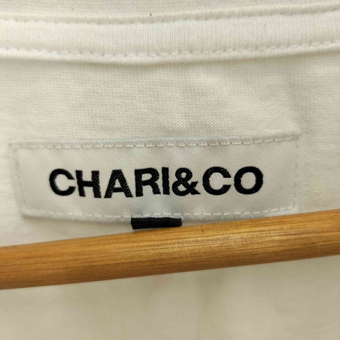チャリアンドコー chari&co EMBROIDERY SCRIPT ONPKT L/S TEE メンズ XL