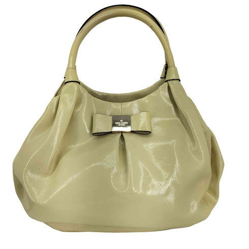 ケイトスペードニューヨーク kate spade NEW YORK リボン エナメルハンドバッグ レディース