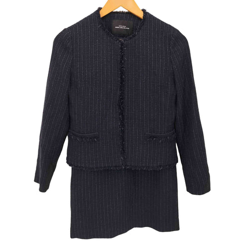 ユナイテッドアローズグリーンレーベルリラクシング UNITED ARROWS green label relaxing ツイードジャケットセットアップ レディース 36