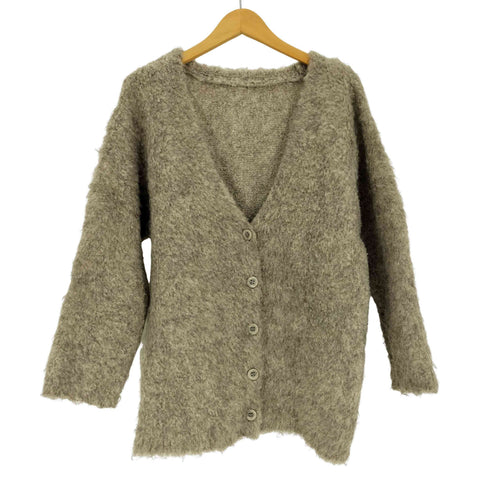 ナチュラルクチュール natural couture 22AW ミックス起毛カラーミドルカーディガン レディース FREE