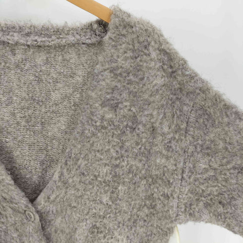 ナチュラルクチュール natural couture 22AW ミックス起毛カラーミドルカーディガン レディース FREE