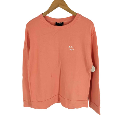 アーペーセー A.P.C. 胸ロゴプリント プルオーバースウェット メンズ import:S