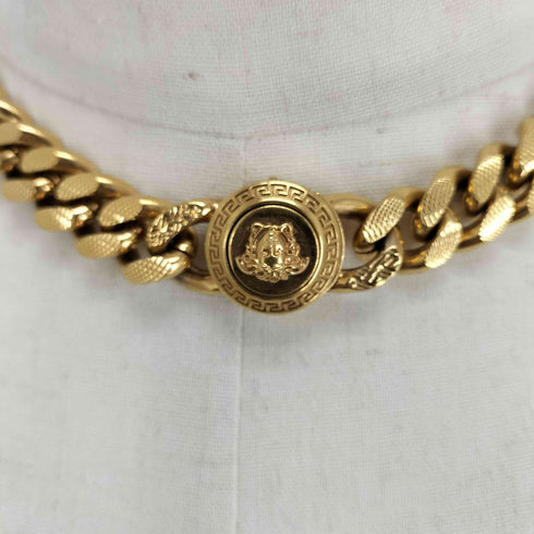 ヴェルサーチ VERSACE MADE IN ITALY 喜平チェーン メデューサ チョーカー メンズ ONE SIZE