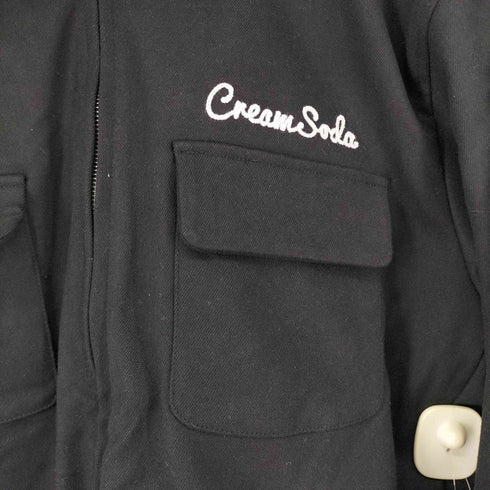 クリームソーダ CREAM SODA ピンクドラゴン ジップアップブルゾン メンズ JPN:XL