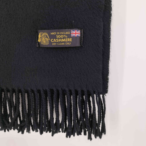 英国製 カシミヤ100 マフラー 大判 メンズ