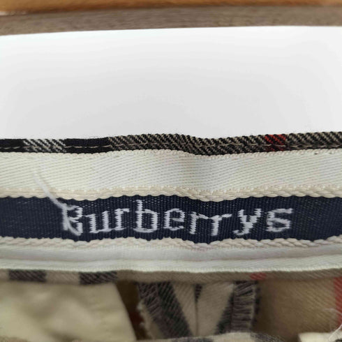 バーバリーズ BURBERRYS 90S ウール ツータック ノバチェック パンツ レディース M