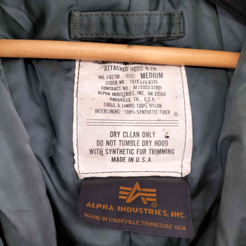 アルファインダストリーズ ALPHA INDUSTRIES USA製 N-3B フライトジャケット IDEAL メンズ MEDIUM