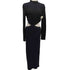 ザラ ZARA knit cut out ribbed midi dress カットアウトリブニットドレス レディース JPN:L