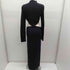 ザラ ZARA knit cut out ribbed midi dress カットアウトリブニットドレス レディース JPN:L