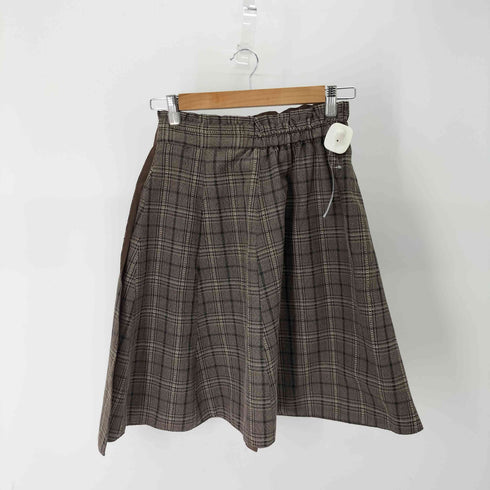 オリーブデオリーブ OLIVE des OLIVE リバーシブルチェックラップスカート レディース FREE