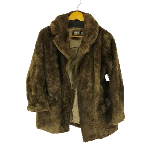 エンバ EMBA PEACOCK FEATHER ファーコート レディース