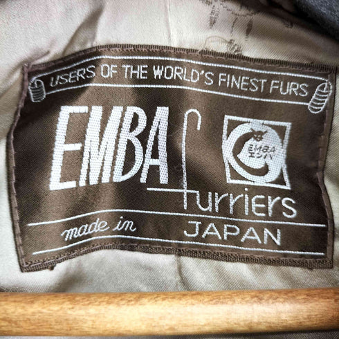 エンバ EMBA PEACOCK FEATHER ファーコート レディース