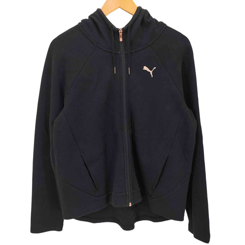 プーマ PUMA エボストライプ フルジップ パーカ レディース L