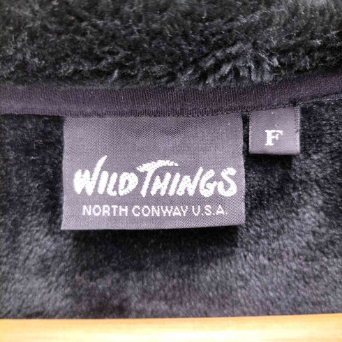ワイルドシングス WILD THINGS ボアロングコート レディース F