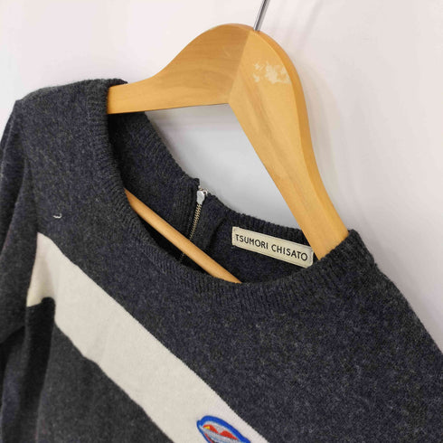 ツモリチサト TSUMORI CHISATO ニット L/S ドッキングワンピース レディース JPN:3