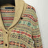 ラルフローレン RALPH LAUREN ショールカラー ニット カーディガン フェアアイル柄 レディース import:L