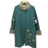 ホコモモラ Jocomomola モヘア ファー 刺繍 ロングコート レディース JPN:40