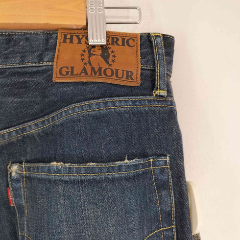 ヒステリックグラマー HYSTERIC GLAMOUR RW CLASH加工デニムスリムストレートパンツ メンズ 30