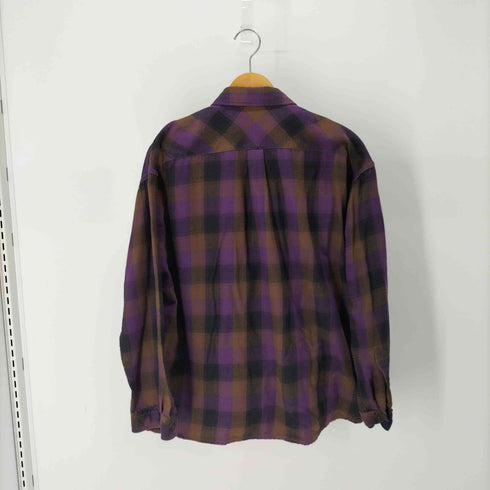 アンドワンダー and wander thermonel check shirt サーモライト チェックネルシャツ メンズ JPN:3