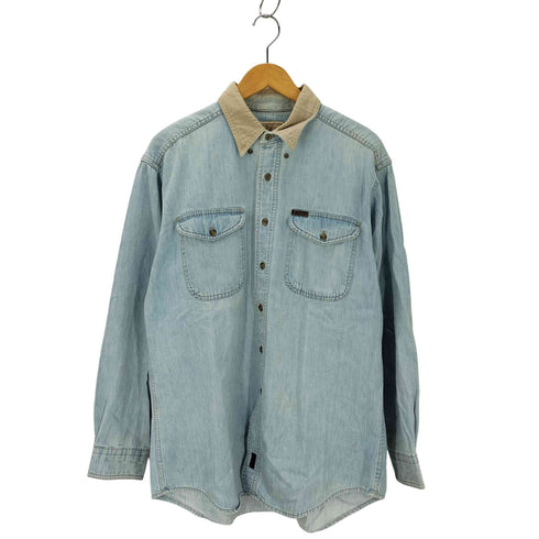 ウールリッチ WOOLRICH 90S 襟切替 デニムシャツ メンズ JPN:L