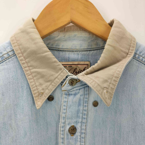 ウールリッチ WOOLRICH 90S 襟切替 デニムシャツ メンズ JPN:L