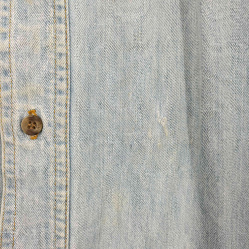 ウールリッチ WOOLRICH 90S 襟切替 デニムシャツ メンズ JPN:L