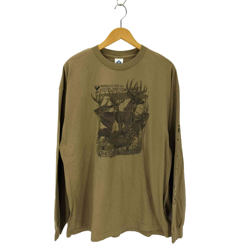 アルスタイル alstyle 袖プリント アニマルプリント クルーネックカットソー メンズ 2XL