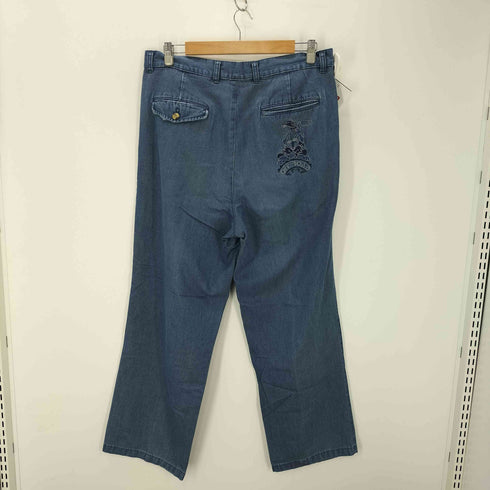 キャラクターワッペン2タックワイドパンツ メンズ