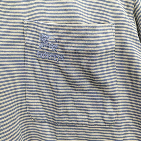 バーバリーズ BURBERRYS L/S ボーダーポロシャツ メンズ JPN:L