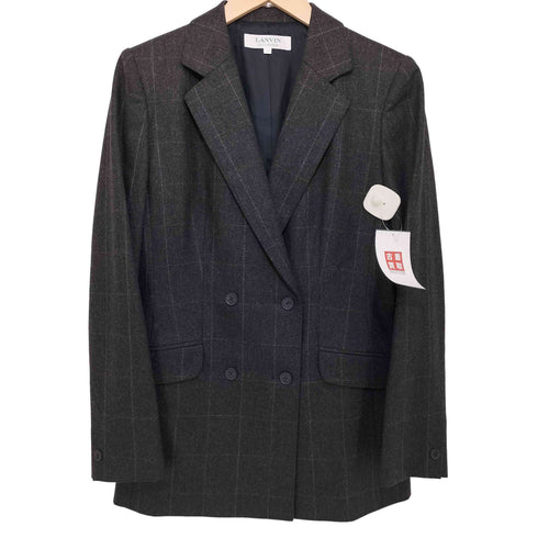 ランバンコレクション LANVIN COLLECTION ダブル4Bジャケット レディース 36