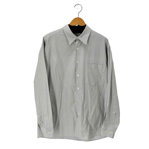 オーラリー AURALEE 20SS WASHED FINX TWILL STRIPE SHIRTS ウォッシュドツイルL/Sストライプシャツ メンズ JPN:4