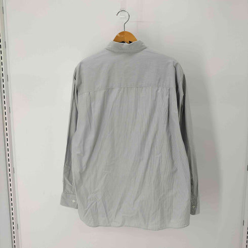 オーラリー AURALEE 20SS WASHED FINX TWILL STRIPE SHIRTS ウォッシュドツイルL/Sストライプシャツ メンズ JPN:4