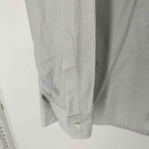 オーラリー AURALEE 20SS WASHED FINX TWILL STRIPE SHIRTS ウォッシュドツイルL/Sストライプシャツ メンズ JPN:4