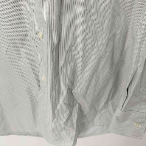 オーラリー AURALEE 20SS WASHED FINX TWILL STRIPE SHIRTS ウォッシュドツイルL/Sストライプシャツ メンズ JPN:4