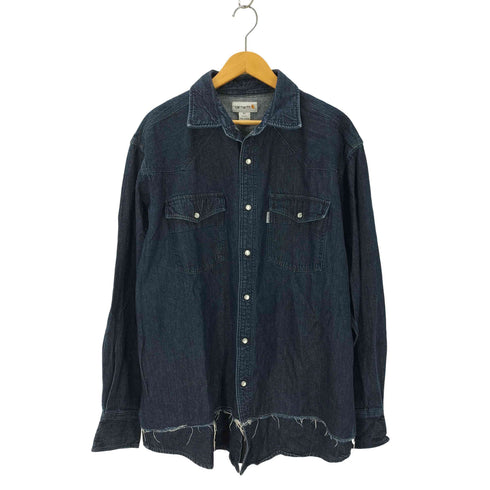 カーハート Carhartt L/S デニムウエスタンシャツ 再構築 メンズ JPN:XL