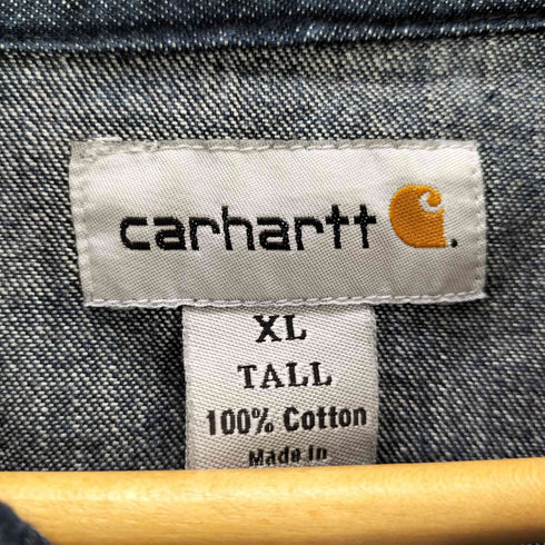 カーハート Carhartt L/S デニムウエスタンシャツ 再構築 メンズ JPN:XL