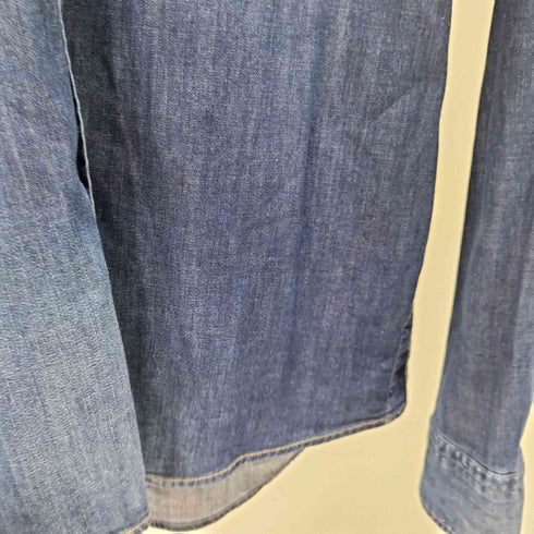フランクリンマーシャル FRANKLIN&MARSHALL ワンポケットL/Sボタンダウンデニムシャツ メンズ JPN:L