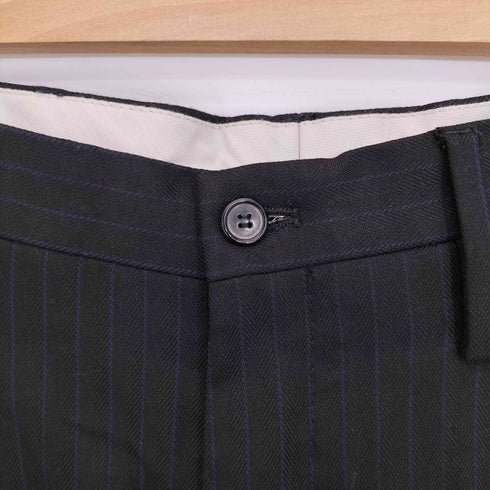 ザラ ZARA COLLECTION ピンストライプ ワイドスラックス メンズ 38