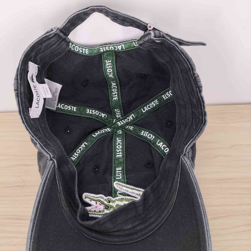 ラコステ LACOSTE ロゴ刺繍6パネルキャップ メンズ ONE SIZE