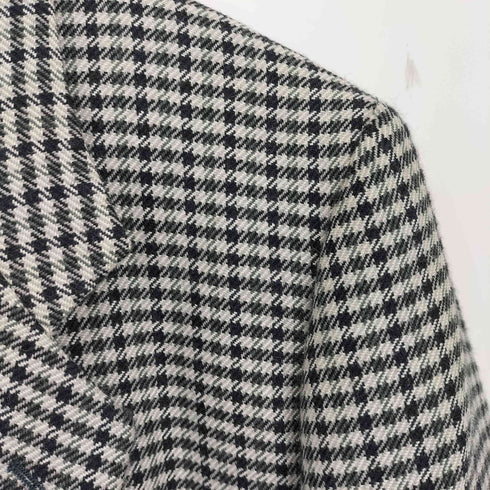 イヴサンローラン Yves Saint Laurent 千鳥格子 2Bテーラードジャケット メンズ C98-W88-T175 AB6