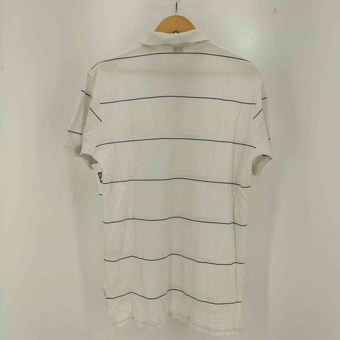 ポロバイラルフローレン Polo by RALPH LAUREN 90s ボリビア製 ポニー刺繍 ボーダーポロシャツ メンズ import:S