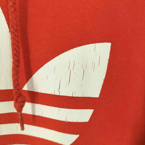 アディダスオリジナルス adidas Originals 00s 万国旗タグ トレフォイルロゴ 両面プリント プルオーバーパーカー レディース import:XS