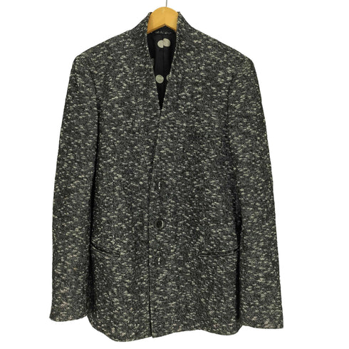ポールスミス Paul Smith 裏地ドット ツイード ミックスカラー ノーカラー 3B テーラード ジャケット メンズ import:L