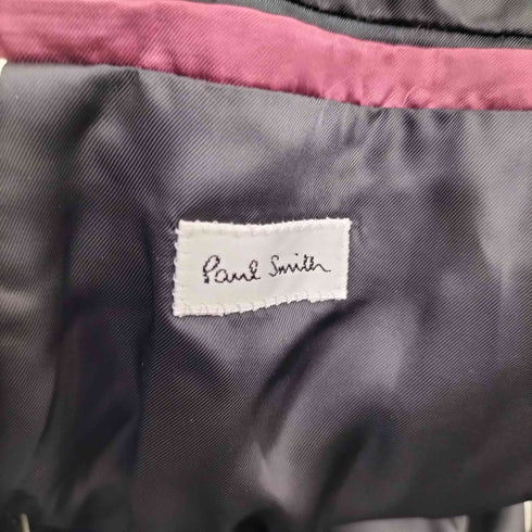 ポールスミス Paul Smith 裏地ドット ツイード ミックスカラー ノーカラー 3B テーラード ジャケット メンズ import:L