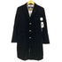 バーバリーブラックレーベル BURBERRY BLACK LABEL ベロア チェスターコート ベルベット メンズ import:M