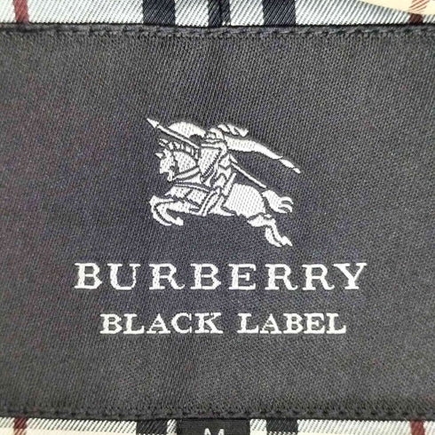 バーバリーブラックレーベル BURBERRY BLACK LABEL ベロア チェスターコート ベルベット メンズ import:M