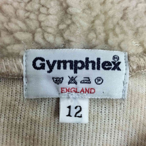 ジムフレックス GYMPHLEX ロゴ刺繍 ボア フリース ジップアップパーカー レディース 12