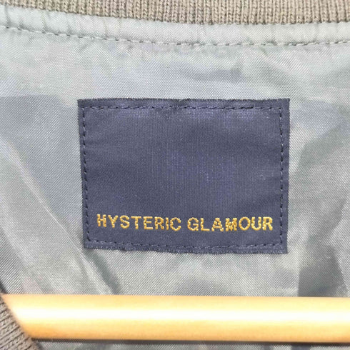 ヒステリックグラマー HYSTERIC GLAMOUR 2014年 総レーヨン MA-1 ジャケット レディース FREE
