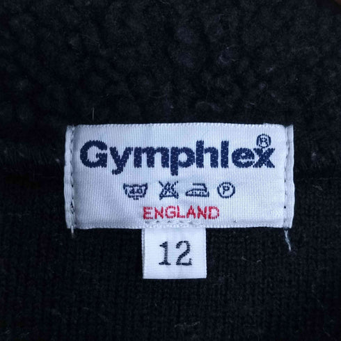 ジムフレックス GYMPHLEX ロゴ刺繍 ボア フリース ジップアップパーカー レディース 12